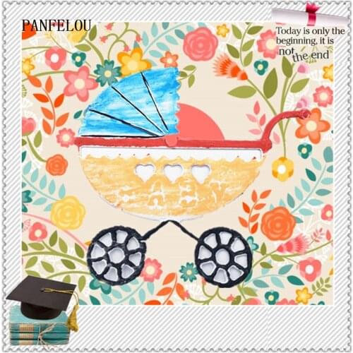 The baby carriage Scrapbooking DIY Embossing mould card paper die Metal cuts dies cutting Amusement park circus