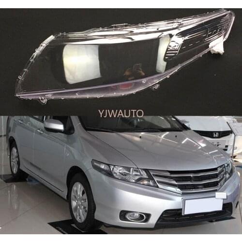 Car Headlamp Lens For Honda City 2009 2010 2011 2012 2013 2014 Car Replacement Auto Shell Cover