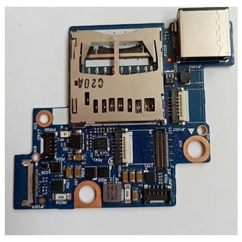 Original for LENOVO YOGA 11S USB SD MEMORY CARD READER BOARD VIUU4 NS A121 43504212001 100% Test ok