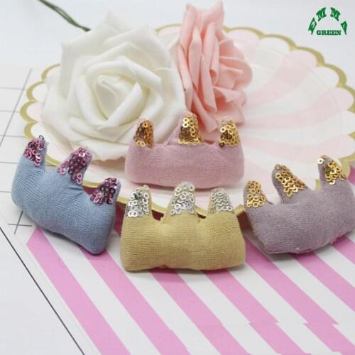 Pompoms colorful Crowns for girls diy accessories 10pcs lovely Crown DIY Toys Handmade Art Craft Creativity