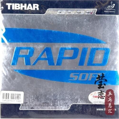 Original Tibhar RAPID SOFT pimples in table tennis rubber table tennis rackets racquet sports