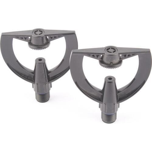 2pcs 1/2'' Male Thread Refract All Aspects Watering Nozzles High Efficient 360 Degree Refraction Garden Irrigation Pipe Sprayer