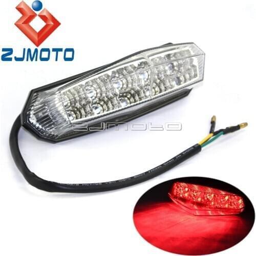 Universal LED Rear Brake Lamp Tail Light For Suzuki GSX 1300 B-King Beta Derbi Megelli Rieju Motorcycle Custom Street Bike XS