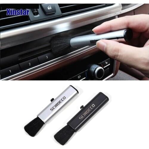 Car Air Conditioning Outlet Cleaning Brush Sticker For Volkswagen SCIROCCO