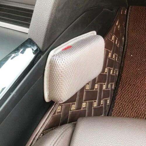 1PCS Car Seat Cushion Foot Support Pillow Leg Support Car Seat Cushion Leather Leg Cushion Knee Pad Thigh Support Pillow
