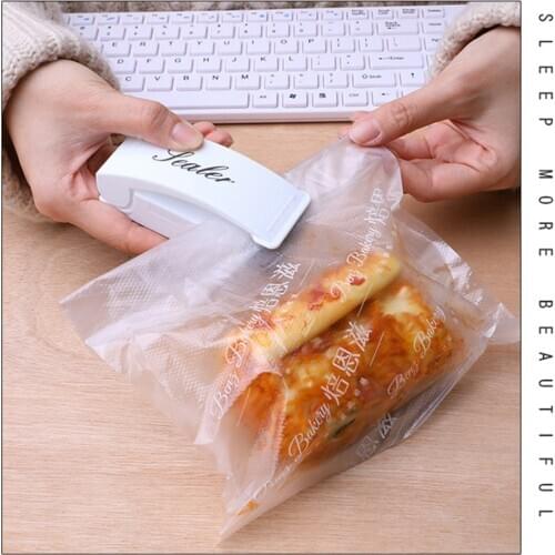 1PCS Portable Small Household Mini Sealing Machine Snack Plastic Bag Sealing Machine Travel Hand Pressure Heat Sealing Machine