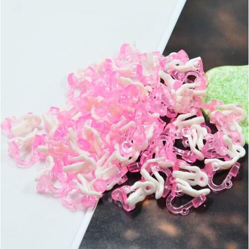 50pcs Bulk Ear Clips Base Ear Hanging No Piercing Earring Base DIY Project