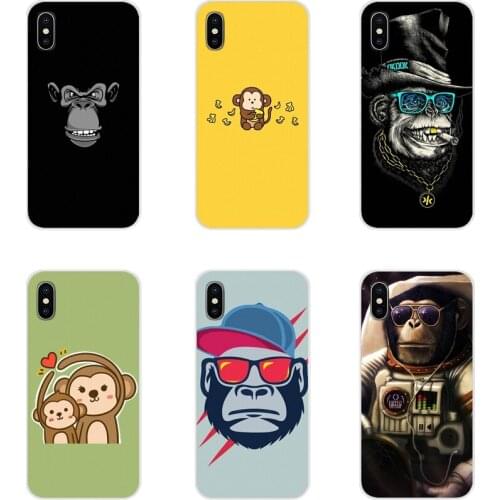 Accessories Phone Cases Covers For Samsung Galaxy A3 A5 A7 A9 A8 Star A6 Plus 2018 2015 2016 2017 Monkey Cartoon