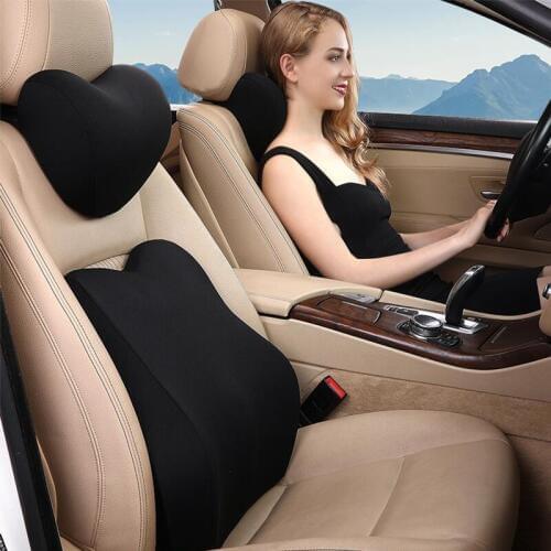 Car headrest Car cushions Seat pillow Neck bolster Memory cotton Neck pillow A pillow on the waist