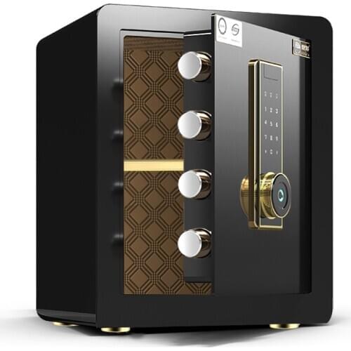 Safe household small in-wall anti-theft 45cm high fingerprint password lock safe deposit box special offer