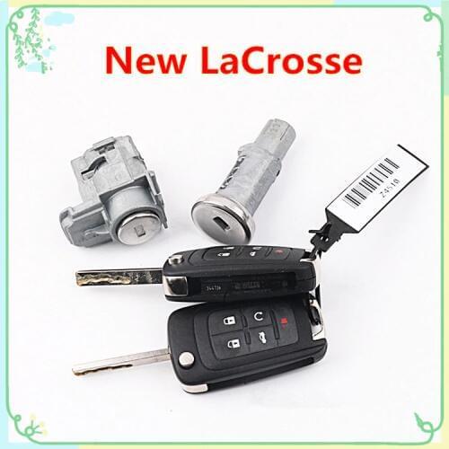 For Buick New LaCrosse Car Lock Cylinders Full Set,Ignition And Door Locks Cylinder for locksmith with two keys
