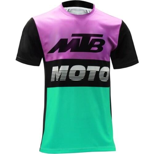 MTB Function breathable and sweats Pro Cycling Jersey Mountain Bike Shirt Clothes MX DH cool sports,Short sleeve T-shirt