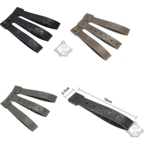 FMA High Quality Durable Tactical Molle System 5 Inch Long Malice Clips Strap Buckle Accessory TB1031 Free Shipping