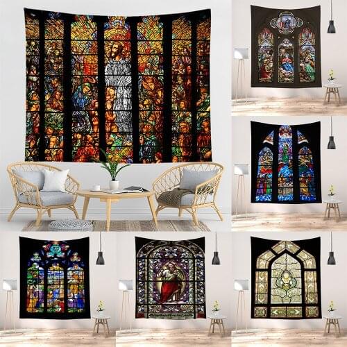 Greek Decor Tapestry Wall Hanging Ethnic Style Tapestry Bohemain Background Decor Wall Covering Multifunction Decor Tapestry