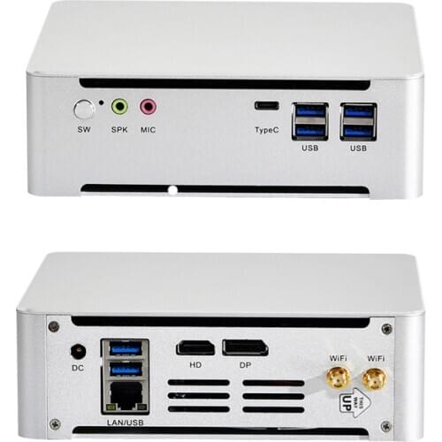 Gaming Mini PC Mini Computer Intel i7 8850H i5 8300H Windows 10 DDR4 M.2 SSD Nettop 4K UHD HDMI DP WiFi Mini Desktop PC HTPC