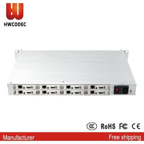 HWCODEC H5118P HDMI Encoder H.264 Encoder Video Encoder 8 ChHD 1080P RTSP RTMP RTMPS UDP HTTP ONVIF Video Streaming Encoder