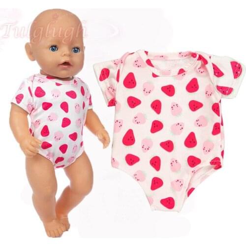 Baby New Born Fit 17 inch 43cm Doll Clothes Accessories New Swim Suit For Baby Birthday Gift