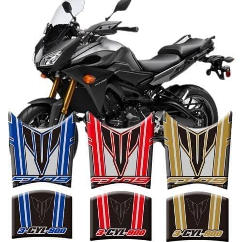 Motorcycle 3D Fuel Tank Protective Stickers Decals For Yamaha FJ09 FJ-09 2013-2015 Tank Protective Stickers