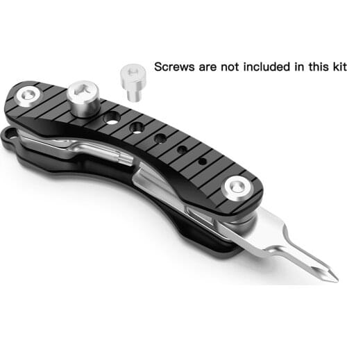 SmallRig Folding Screwdriver Kit Blade DSLR Camera Rig Folding Tool Set Black Light Weight W/ pocket-sized multitool design 2363