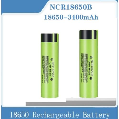 2021 New Original NCR18650B 3.7V 3400 mah 18650 Lithium Rechargeable Battery For Flashlight batteries