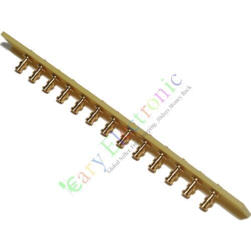 Wholesale and retail 20pc copper gold Fiberglass Turret Terminal Strip 13pin Lug Tag Board amp PCB free shipping
