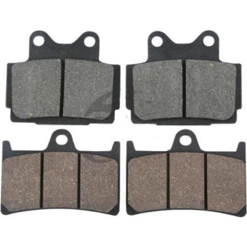 4pcs/set Motorcycle Front Rear Brake Pads For YAMAHA FZS600 FZS 600 FAZER 1999 - 2003 2000 2001 2002