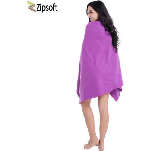 Zipsoft Sports Travel Towel Beach towels Microfiber Bath Towel For Adults Blanket Swimming Yoga Mat Quick Dry Travel microfiber