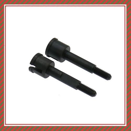 RCAWD Wheel Axle Black Iron Silver #45 Steel For Rc Hobby Model Car 1/10 HSP 94188 Big Foot 08064BL 08064S Hopup Parts