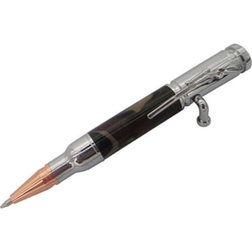 DIY Chrome Mini rifle bolt Pen Kits RZ-BP83#-CHR