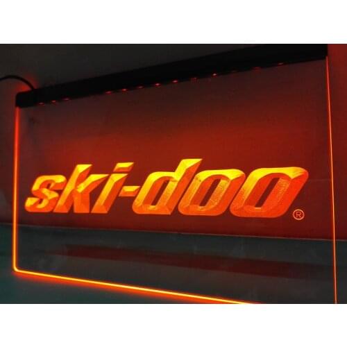 LG155- ski-doo Snowmobiles Display NEW LED Neon Light Sign home decor crafts