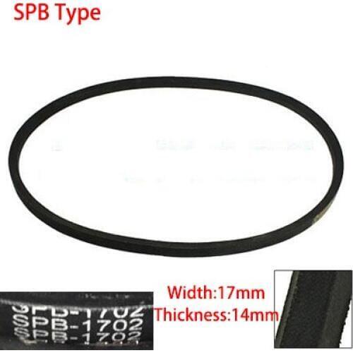 SPB 3170 3200 3250 3300 17mm Width 14mm Thickness Rubber Groove Cogged Drive Transmission Band Wedge Wrapped Vee V Timing Belt