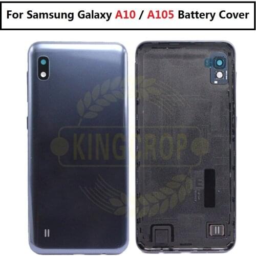 For Samsung Galaxy A10 A105 A105F Back Battery Cover Glass Housing Cover for Samsung A10 Door Rear Case Replacement