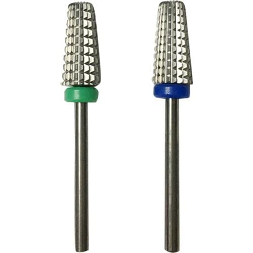 Carbide Nail Drill Bits 3/32" Cuticle Clean Nail Bit 3/32" Rotary Manicure Cutters Gel Removal Nails Accessories