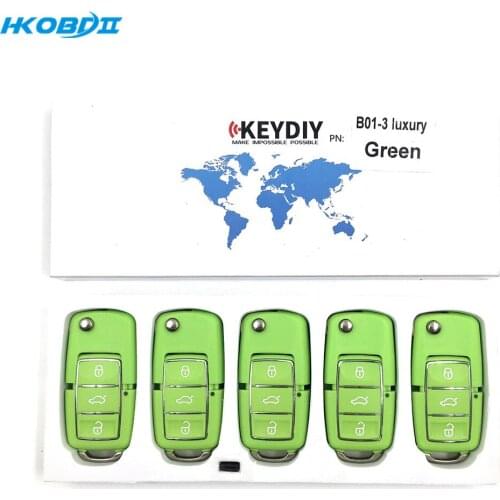 HKOBDII KEYDIY Original KD B01-3 Blue 3 Button Green B series Universial Remote For KD900/KD-X2/ URG200/KD MINI B Series Remote