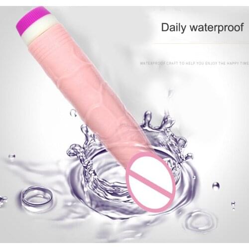 Vibrating Rod Waterproof Simulation Penis Sex Stimulation Massage Toys for Adult Couples Female CJ