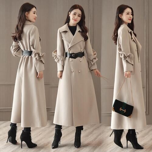 Feminino Casaco Coats And Jackets Women Korean Long Coat Women Ropa Mujer Invierno Woman Coat Casacos KJ127 s