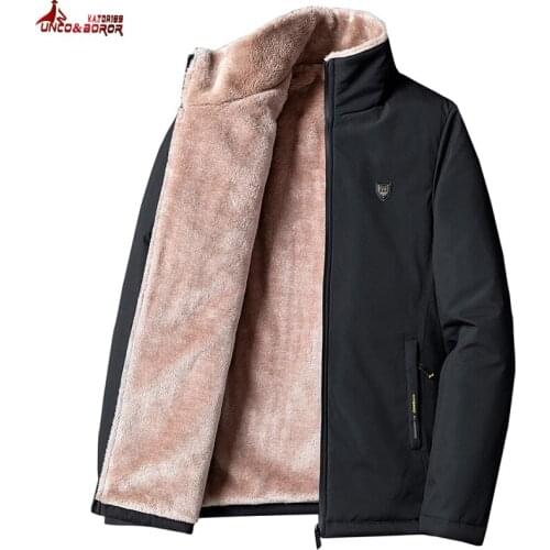 Plus size M~8XL Winter Jacket Men Middle-aged Casual Classic Warm Thick Fleece Parkas Coat Male Windbreaker jaqueta masculina