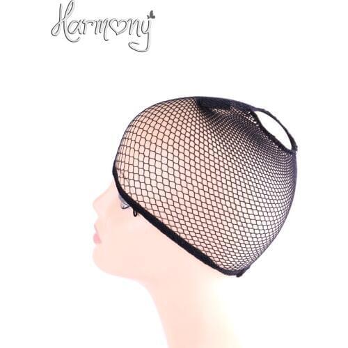Free shipping!! 20 pcs black stretchable elastic hair nets snood wig cap cool mesh new cosplay wholesale
