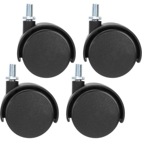 4Pcs Caster Wheel 2in Caster Waterproof 360 Degree Rotatable Universal Wheels for Cabinet Trolley