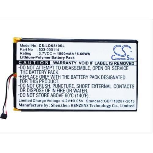Cameron Sino 1800mAh battery for LOGITECH IIIuminated Keyboard K810 K810 533-000114 Keyboard Battery
