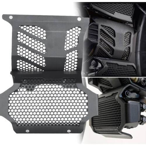 For Ducati Hypermotard 950 RVE 950 SP Motorcycle Accessories Oil Cooler Guard Grill Protector Hypermotard 939 SP Hyperstrada 939
