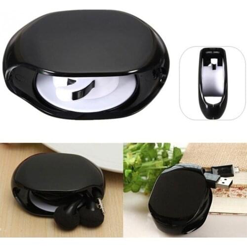 Automatic Cable Winder Mini Closing Cable Cord Wire Organizer Bobbin Winder Smart Wrap For Headphone Earphone Mobilephone