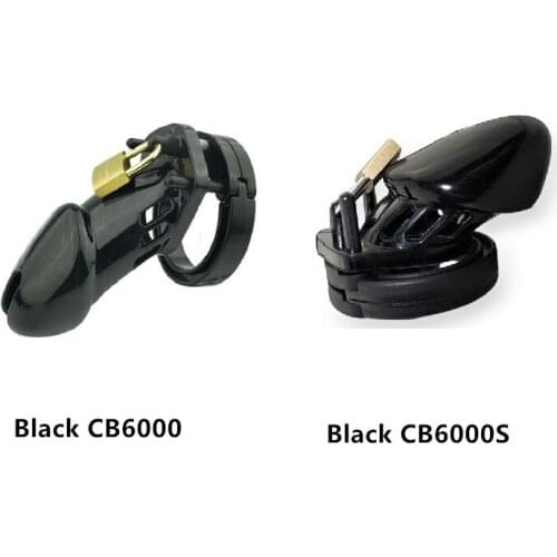 Free shipping Male plastic chastity cage cock ring lock bondage restraint device CB6000 BDSM choose sex toy for men