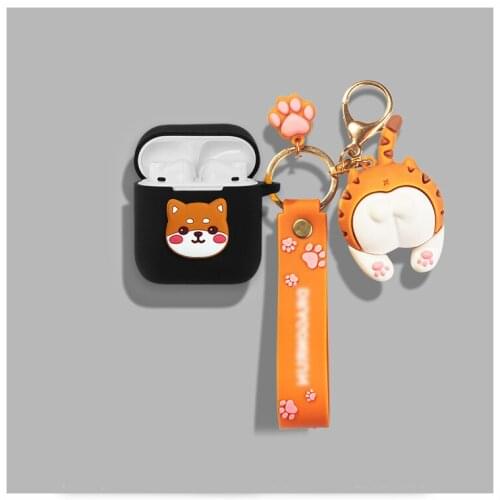 For QCY T8 T8S TWS Wireless Bluetooth Earphone Case Charging box Cartoon soft Protect Cover For Qcyt10 T 8s T 10 T11 Cover Coque