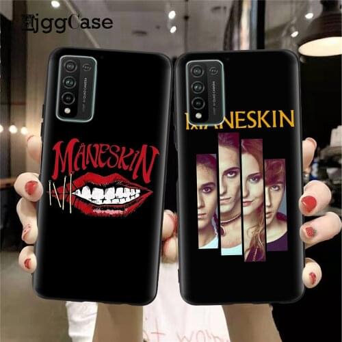 Maneskin Damiano David Phone Case For Coque Huawei Honor 10 20 30 Lite Pro 10i 30i 8C 8X 9X Pro 10X Lite black back Cover Fundas