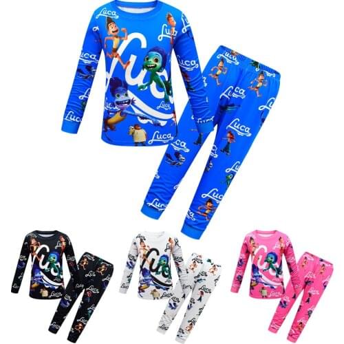 Children Sleepwear Baby Nightwear Pyjamas Kids Homewear Nightwear Full Sleeve Cotton Baby Boys Girls Luca Pajamas Sets