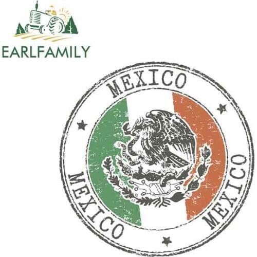 EARLFAMILY 13cm x 13cm for Mexico Car Sticker JDM Vinyl Air Conditioner RV VAN Decal Car Accessories Graphics Cartoon Anime Sign