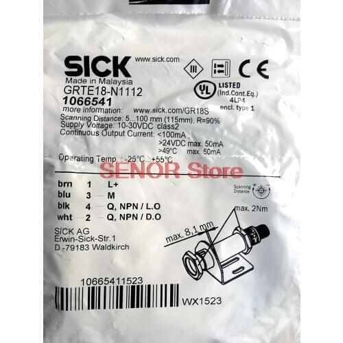 Photoelectric switch GRTE18-N1112 GRTE18-N1142 GRTE18-P1112