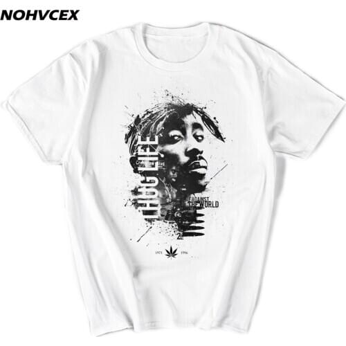 Tupac 2pac Summer Men/Womens Tupac Shakur T Shirt Fashion Hiphop Rock Short Sleeve