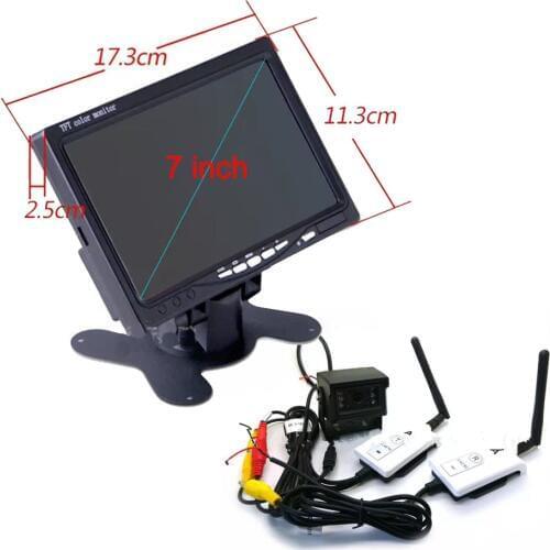Truck night vision Reverse Rear View camera +7 inch TFT LCD Display monitor for bus truck parking reversing